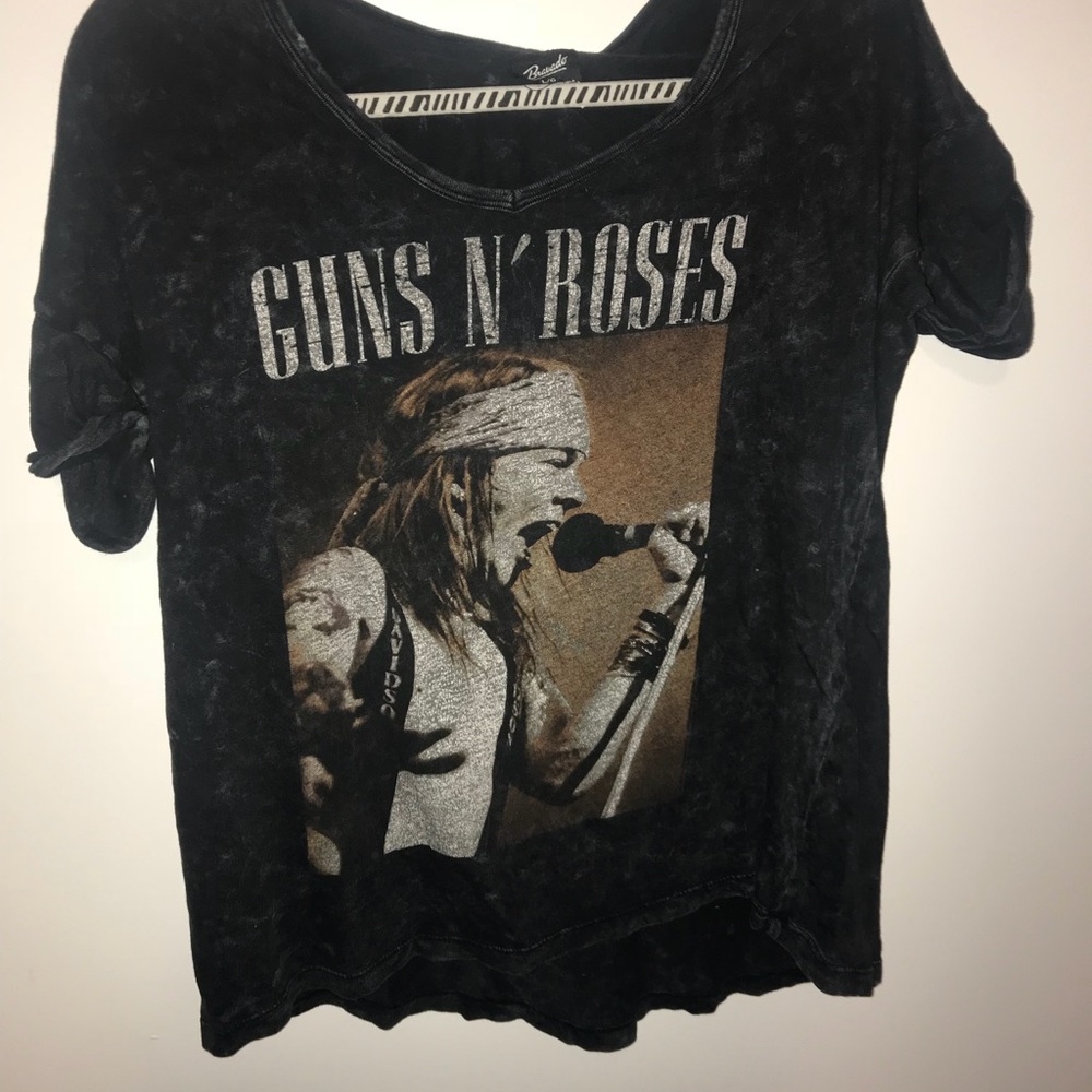 Acid washed Guns n Roses Tee
